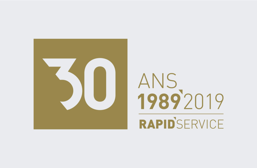 Logo 30 ans Rapid'Service