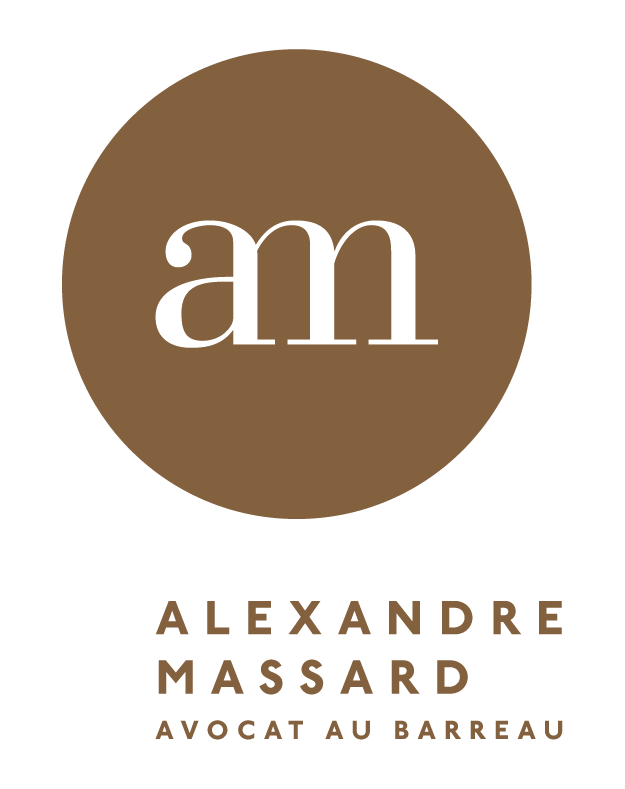 Nouveau logo pout le bureau d'avocat Alexandre Massard.