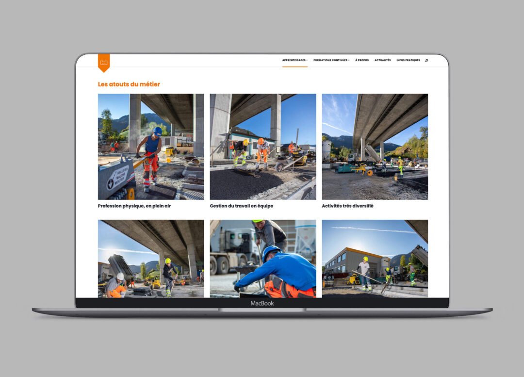 Page photos du site internet