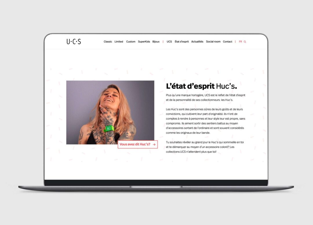 Site internet UCS - état d'esprit HUCS